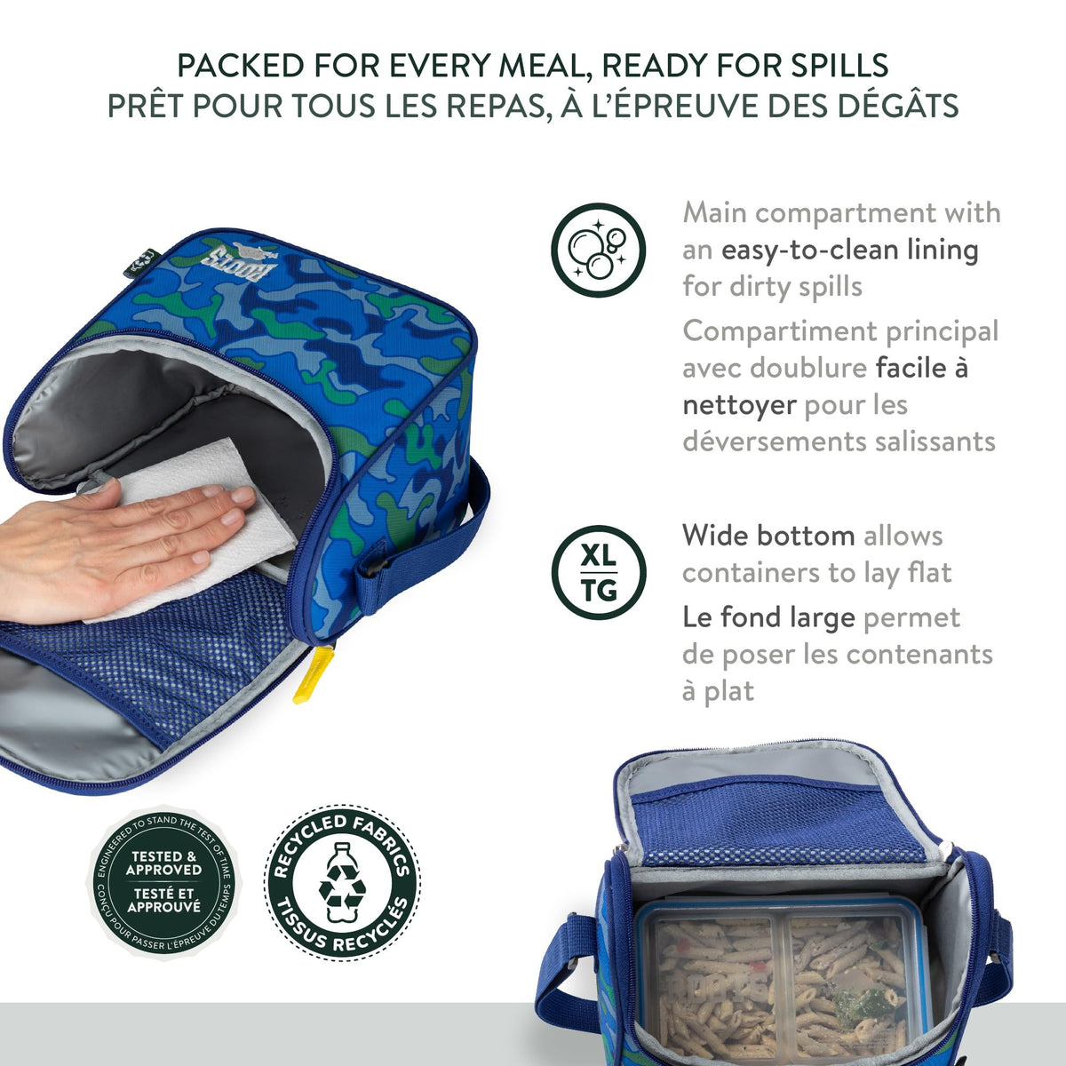 Roots Kids 2-Piece Matching Set, 22.5L Backpack and 5L Lunch Bag
