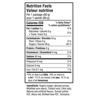 Sour Patch Kids Original Gummy Candy - 60g Bags, Pack of 18
