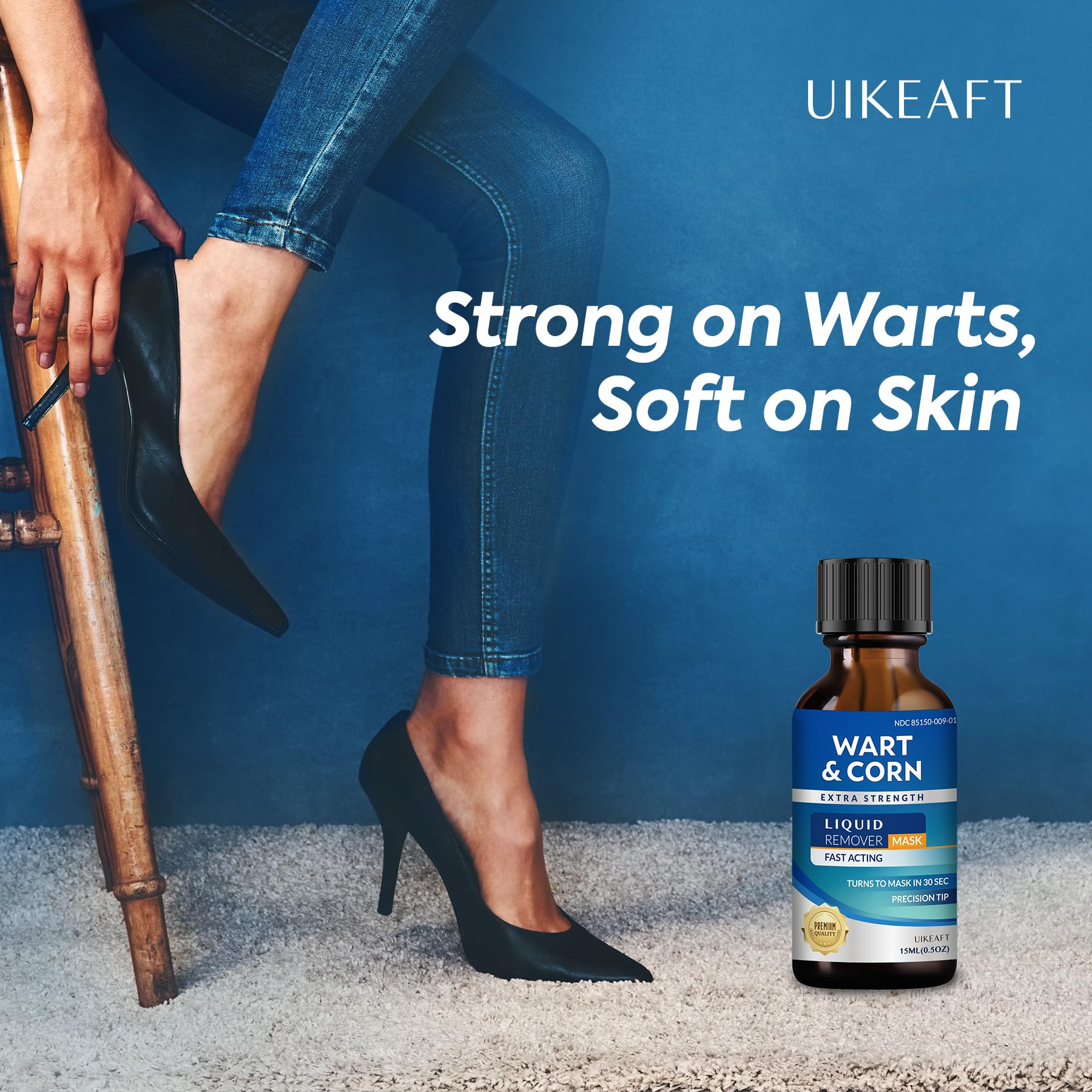 Fast-Acting Wart Corn Remover: Salicylic Acid Treatment for Feet Toe - Maximum Strength Liquid for Plantar Wart Corn Removal Men and Women - Available at All In One Marketplace Canada