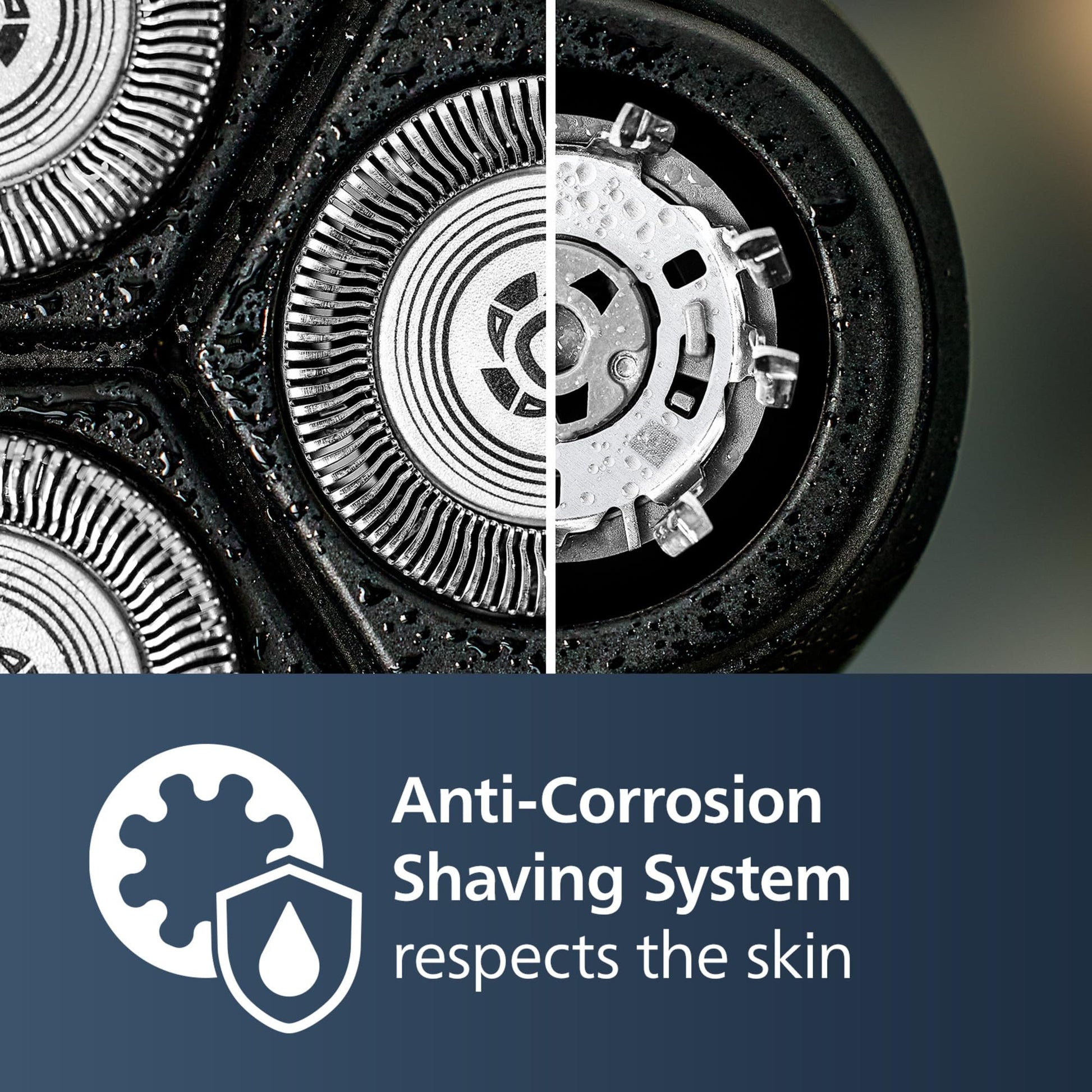 Philips Shaver 3000X Series, Wet and Dry Electric Shaver, SkinProtect Technology, Pop-up Trimmer, P-cap, Dark Forest Green, Model X3002/00 - Available at All In One Marketplace Canada