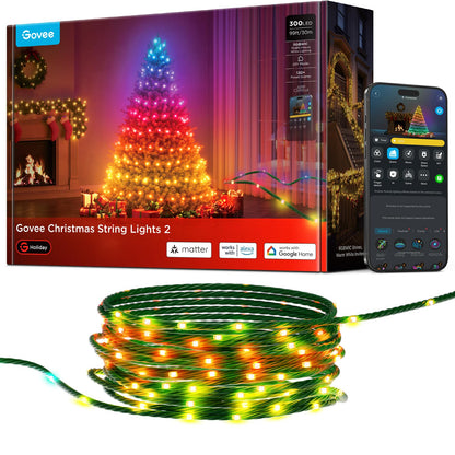 Govee Christmas Lights 2, 99FT 300LEDs Holiday String Lights, Green Wire 🍁 All In One Marketplace Canada