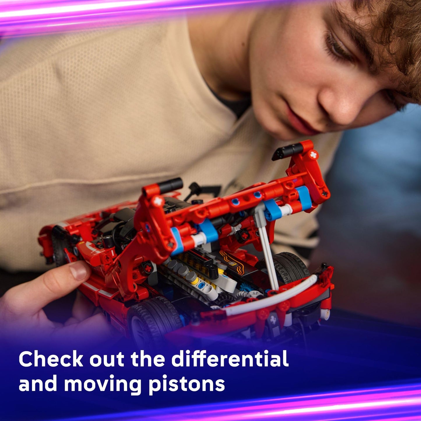LEGO Technic Ferrari FXX K Kids Toy Car - Building Toy for Girls & Boys - Ferrari Car Toy for Ages 10+ - Makes a Cool Birthday or Any - Time Gift for Kids - Race Car Model for Play & Display - 42212 🍁 All In One Marketplace Canada