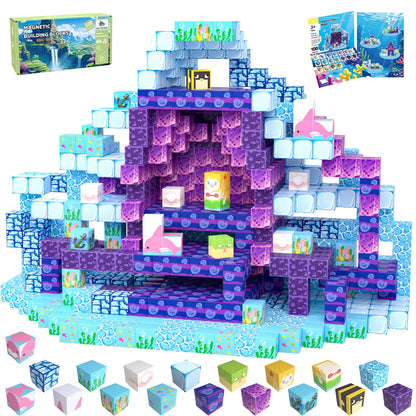 SSAWER Magnetic Blocks, 100PCS Toys Building Blocks Cubes Gifts for Kids 🍁 All In One Marketplace Canada