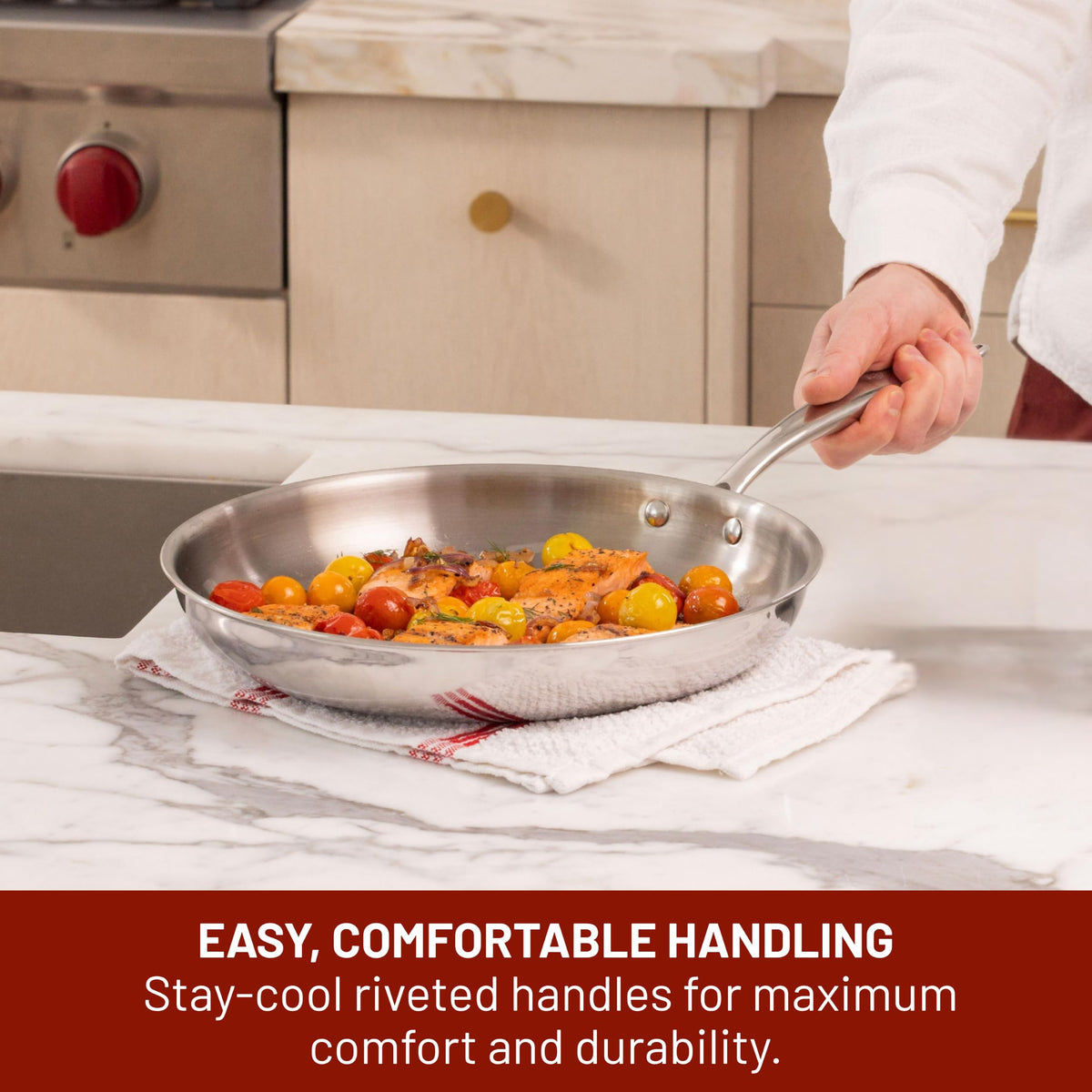 Lagostina Forte 3-Ply Clad 12-Pc Cookware Set, Stainless Steel Pots & Pans
