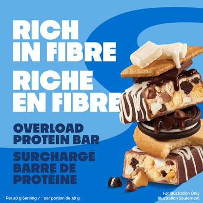 Quest Nutrition Overload Protein Bar, Cookie Commotion Flavour, Protein Bars, Gluten Free, 12ct 🍁 All In One Marketplace Canada