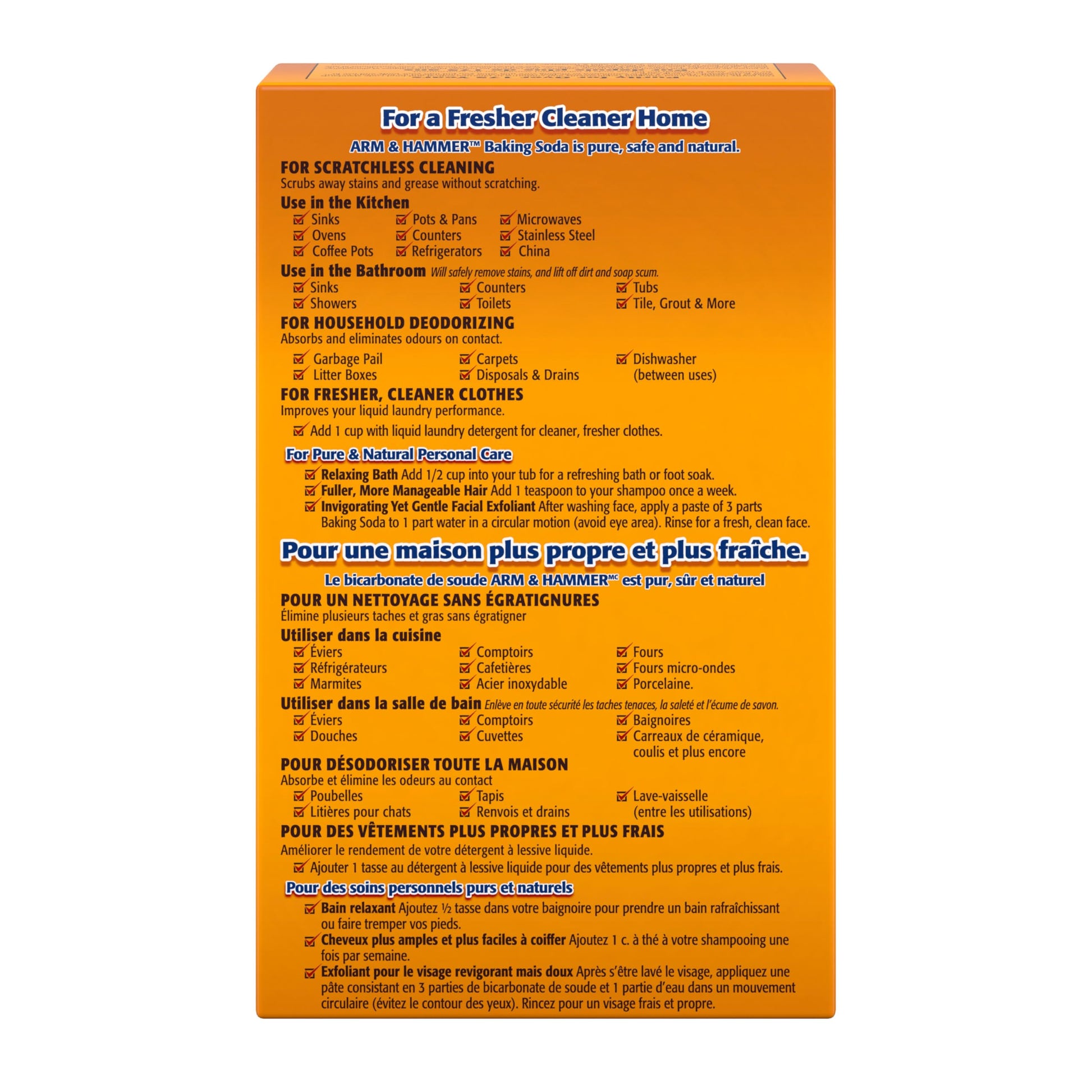 Arm & Hammer Pure Baking Soda – Multi-Purpose Cleaner, Natural Odour Eliminator & Baking Essential – Large Value Size – 2 kg (Pack of 1)