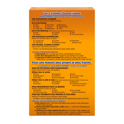 Arm & Hammer Pure Baking Soda – Multi-Purpose Cleaner, Natural Odour Eliminator & Baking Essential – Large Value Size – 2 kg (Pack of 1)
