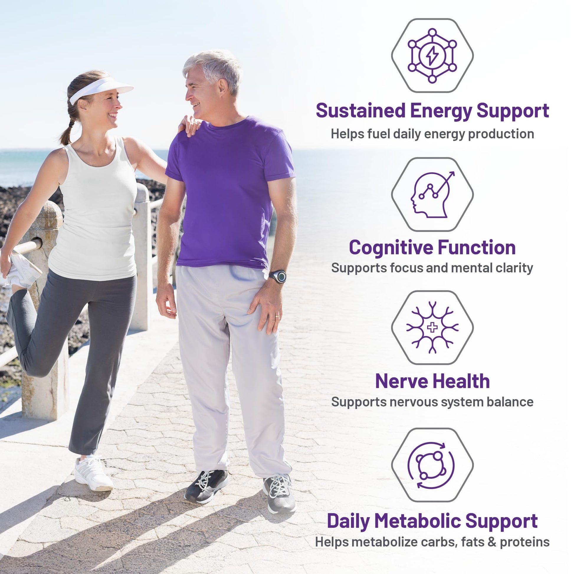 AOR Advanced B Complex Capsules, 180 Count 180-Day Supply - Full-Spectrum B Vitamin Blend with B1, B2, B3, B5, B6, B12, Inositol, Folic Acid & Biotin - Vegan, Non-GMO & Gluten-Free - Promotes Energy