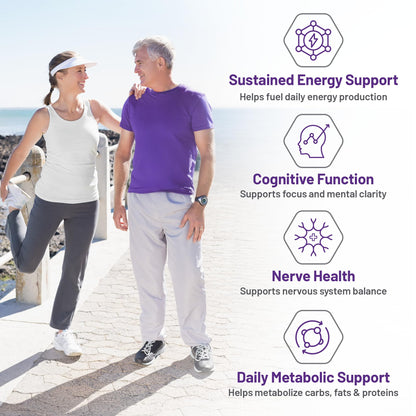 AOR Advanced B Complex Capsules, 180 Count 180-Day Supply - Full-Spectrum B Vitamin Blend with B1, B2, B3, B5, B6, B12, Inositol, Folic Acid & Biotin - Vegan, Non-GMO & Gluten-Free - Promotes Energy