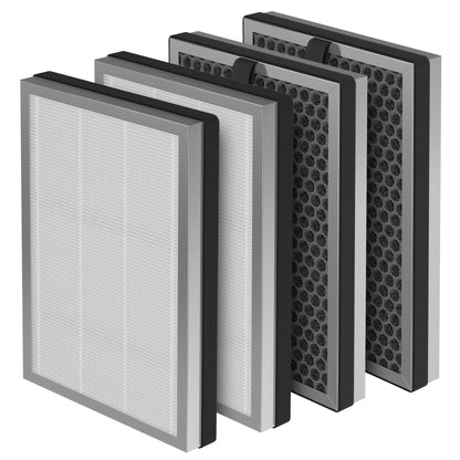 𝟒 X JF260 HEPA Replacement Filter Compatible With Jafända JF260 Air Purifier ＆ JF260S Smart Air Purifier, DeedMo AP-1273 Air Purifiers, Part Number JF260-RF, 3-in-1 True HEPA and Activated Carbon - Available at All In One Marketplace Canada
