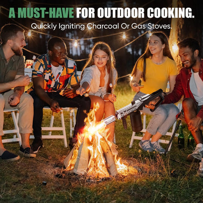 KOACKL Propane Torch Gun - Propane Torch Head with Igniter, Adjustable Flamethrower Blow Torch for BBQ, Searing Steak, Barbecue Tools, Meat Smoker, Cooking, Grill & Charcoal Starter - Available at All In One Marketplace Canada