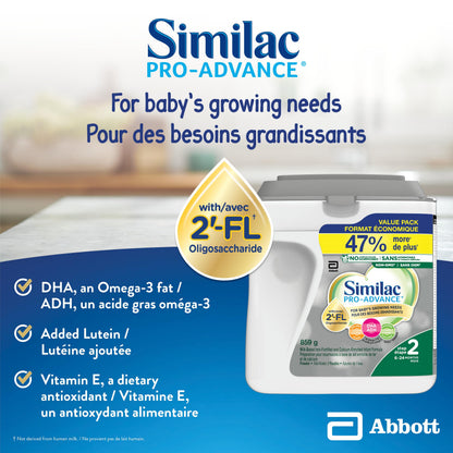Similac Pro-Advance Step 2 Infant Formula Powder – 859g – For Babies 6-24 Months