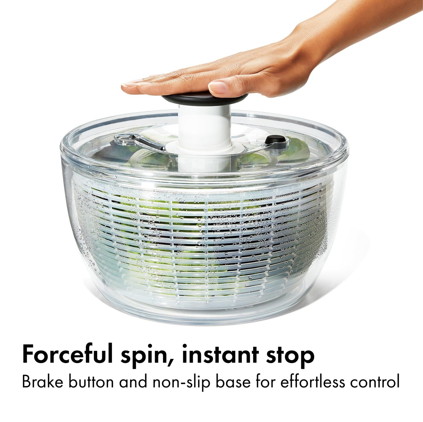 OXO Good Grips Good Grips Salad Spinner, 10.25-Inch Clear - Available at All In One Marketplace Canada