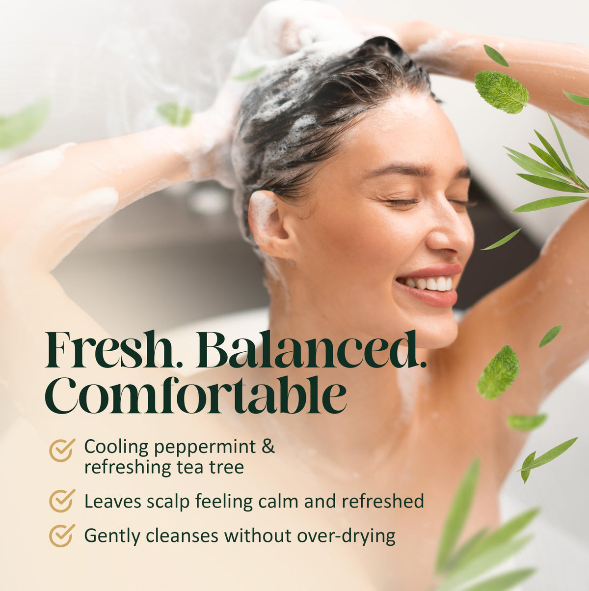 Moongrass Tea Tree Shampoo with Peppermint Oil, Plant-Based, Made in Canada 🍁 All In One Marketplace Canada