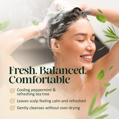 Moongrass Tea Tree Shampoo with Peppermint Oil, Plant-Based, Made in Canada 🍁 All In One Marketplace Canada