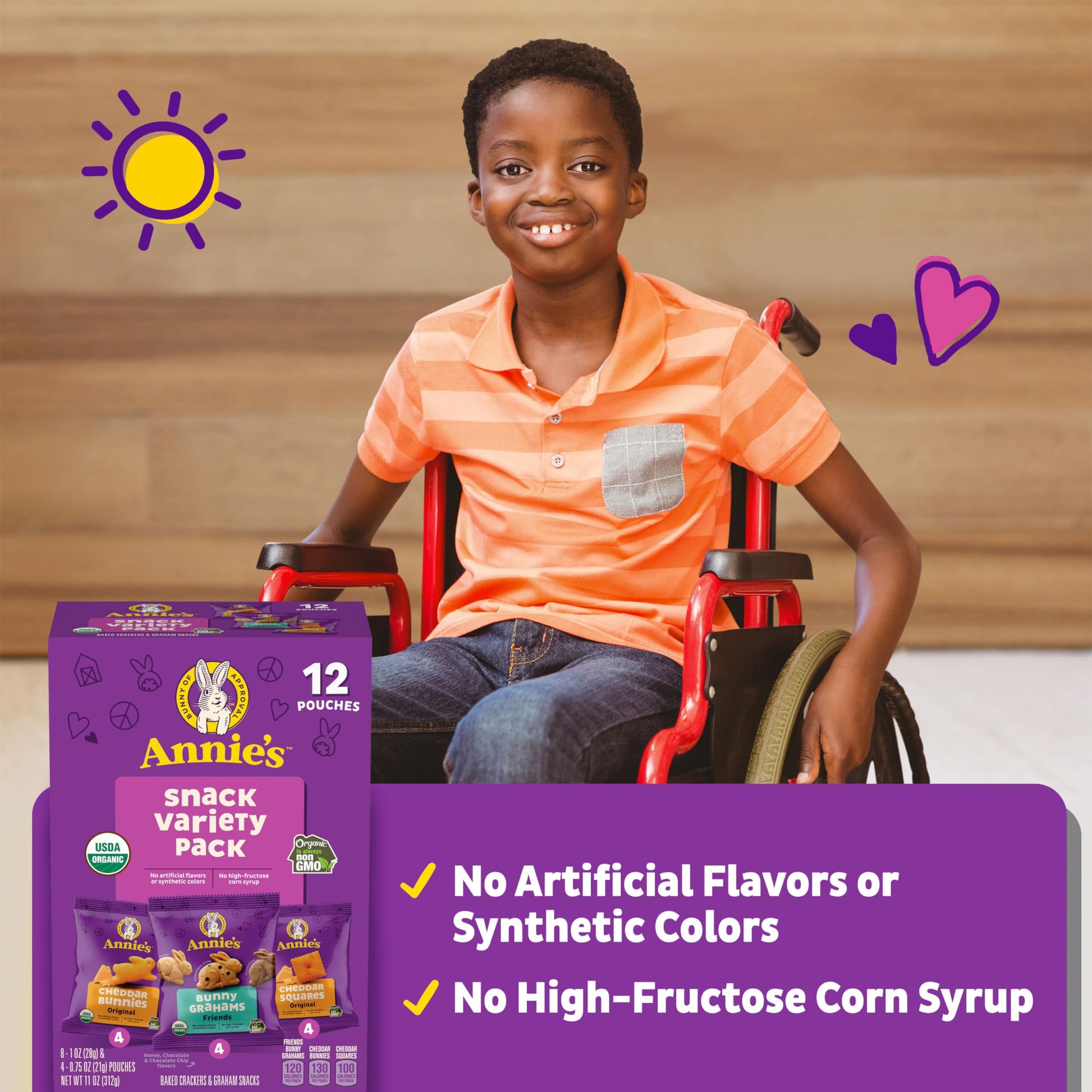 Annie's Homegrown Variety Snack Packs - 12 Count
