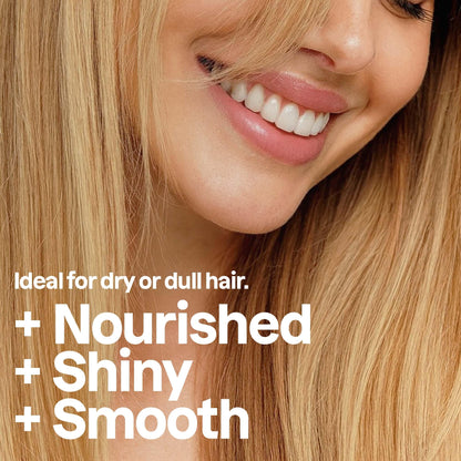 ATTITUDE Nourishing Hair Shampoo, Made in Canada, EWG Verified, For Dry and Damaged Hair, Naturally Derived Ingredients, Vegan and Plant Based, Grapeseed Oil and Olive Leaves, Bulk Refill, 2 Liters