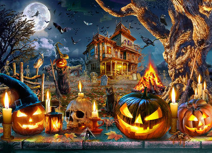 Halloween Nightmare Jigsaw Puzzle by Vermont Christmas Company - 1000 Piece Halloween Puzzle 🍁 All In One Marketplace Canada