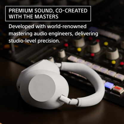 Sony WH-1000XM6 The Best Wireless Noise Canceling Headphones, HD NC Processor QN3, 12 Microphones, Adaptive NC Optimizer, Mastered by Engineers, Studio-Quality, 30-Hour Battery, Sand Pink Sony