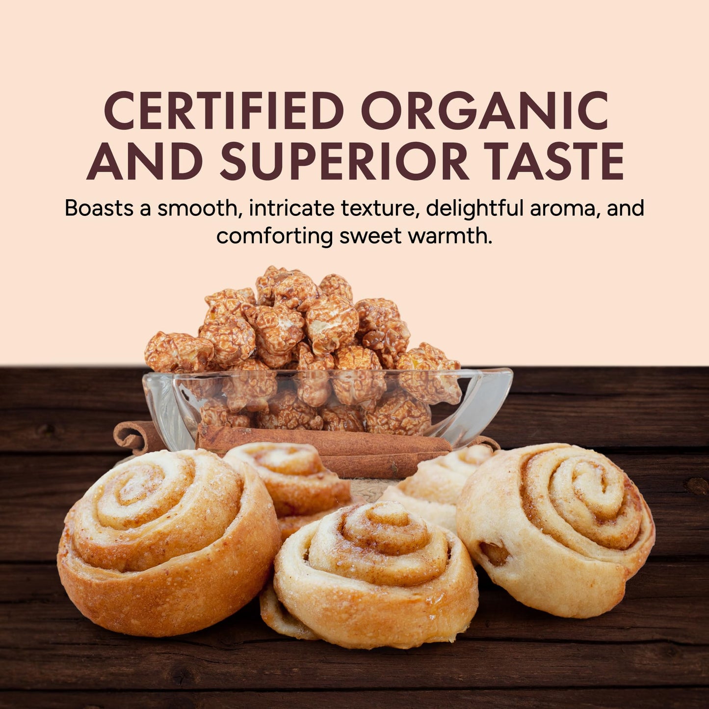 Rootalive Organic Ceylon Cinnamon Powder 454g (1lb) – Pure, Raw & Certified Organic