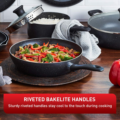 T-Fal Signature 26cm Frypan Non Stick Non Toxic Frying Pan, Thermo-Spot Heat Indicator, Dishwasher Safe, Black 🍁 All In One Marketplace Canada