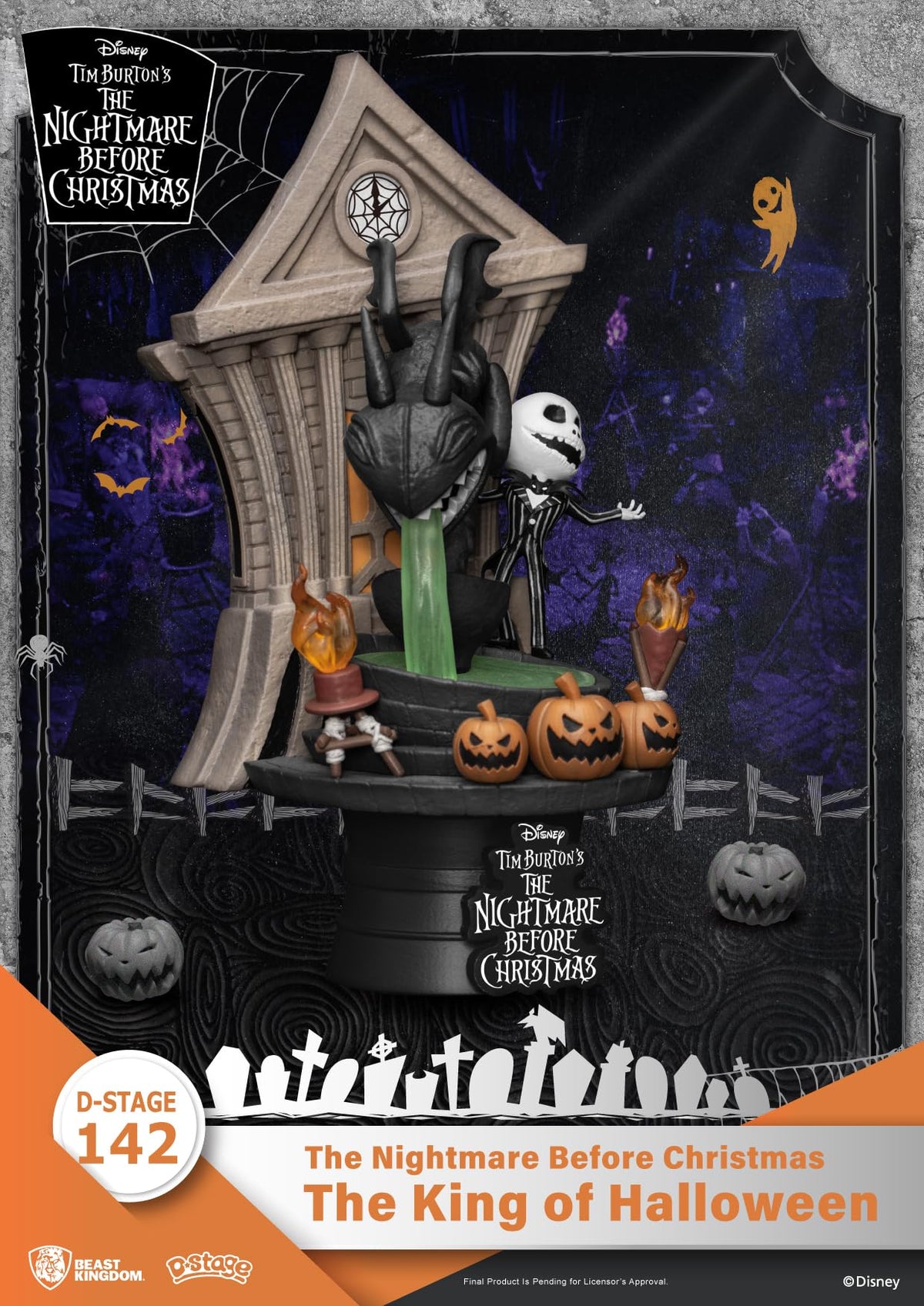 L'Étrange Noël de monsieur Jack : Statue D-Stage DS-142 Halloween King Jack