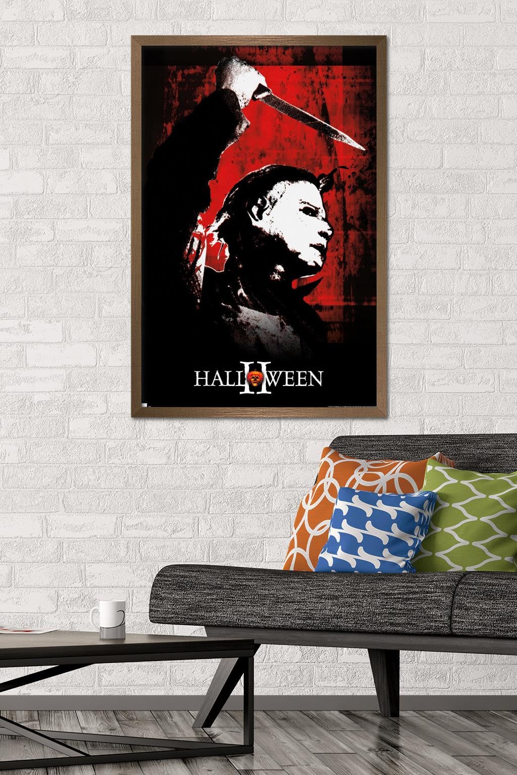 Halloween II - Affiche murale rouge