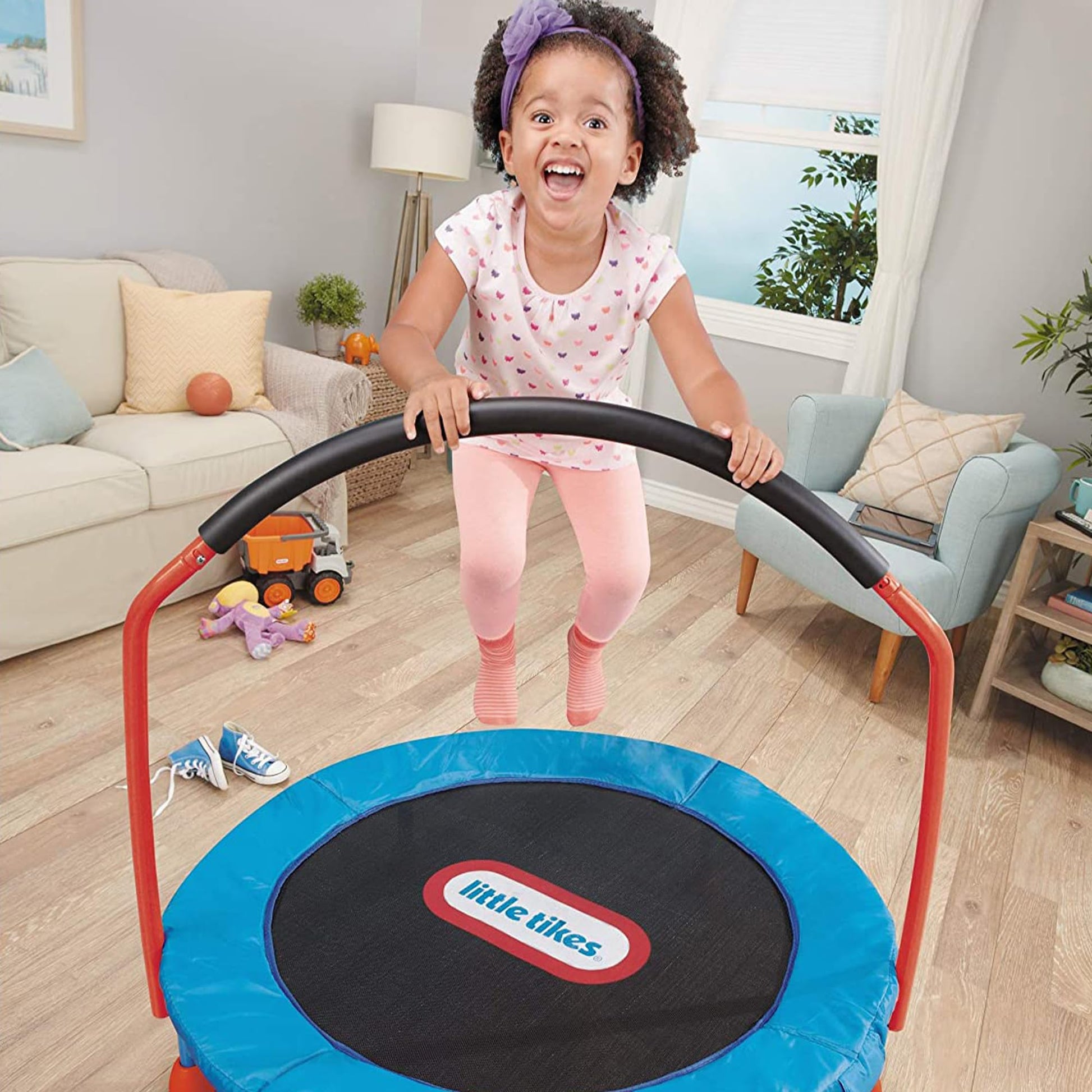 Little Tikes Easy Store 3' Trampoline, 36.00 L x 36.00 W x 33.50 H Inches - Available at All In One Marketplace Canada