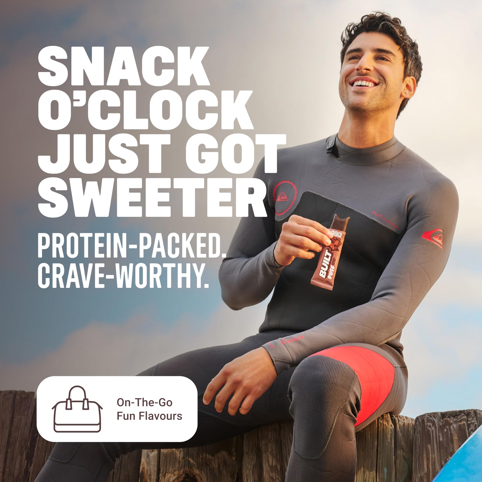 Built Bar Puff Protein Bars – Brownie Batter Flavor, 12-Count Box