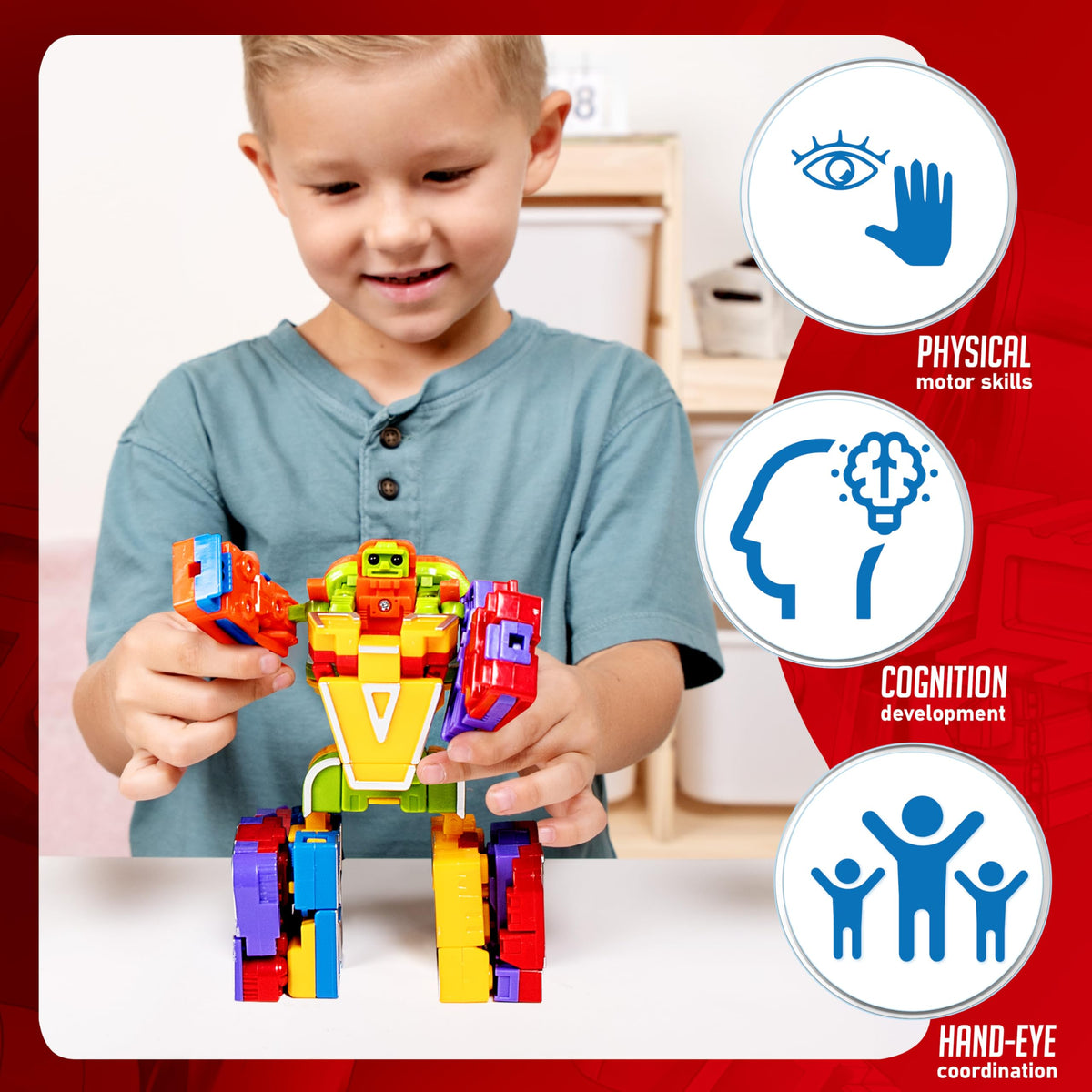 Alphabet Robots Toys for Kids, ABC Learning Toys, Alphabots, Letters, Toddlers Education Toy, Carnival Prizes, Christmas Toys, Treasure Box and Prize for Classroom 🍁 All In One Marketplace Canada