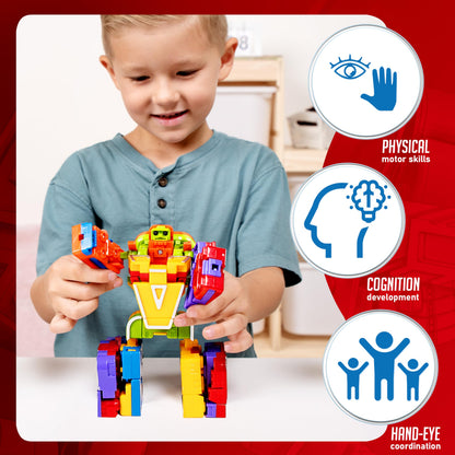 Alphabet Robots Toys for Kids, ABC Learning Toys, Alphabots, Letters, Toddlers Education Toy, Carnival Prizes, Christmas Toys, Treasure Box and Prize for Classroom 🍁 All In One Marketplace Canada