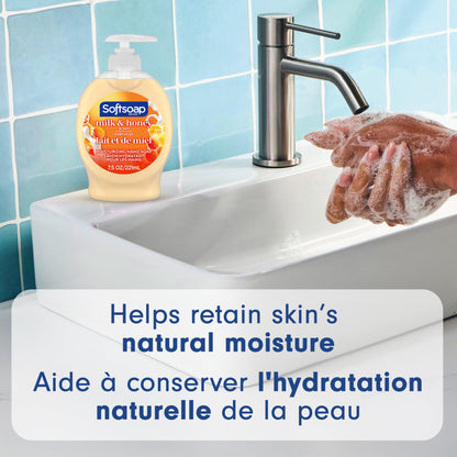 Softsoap Liquid Hand Soap, Milk and Honey Scent, 221 mL 🍁 All In One Marketplace Canada