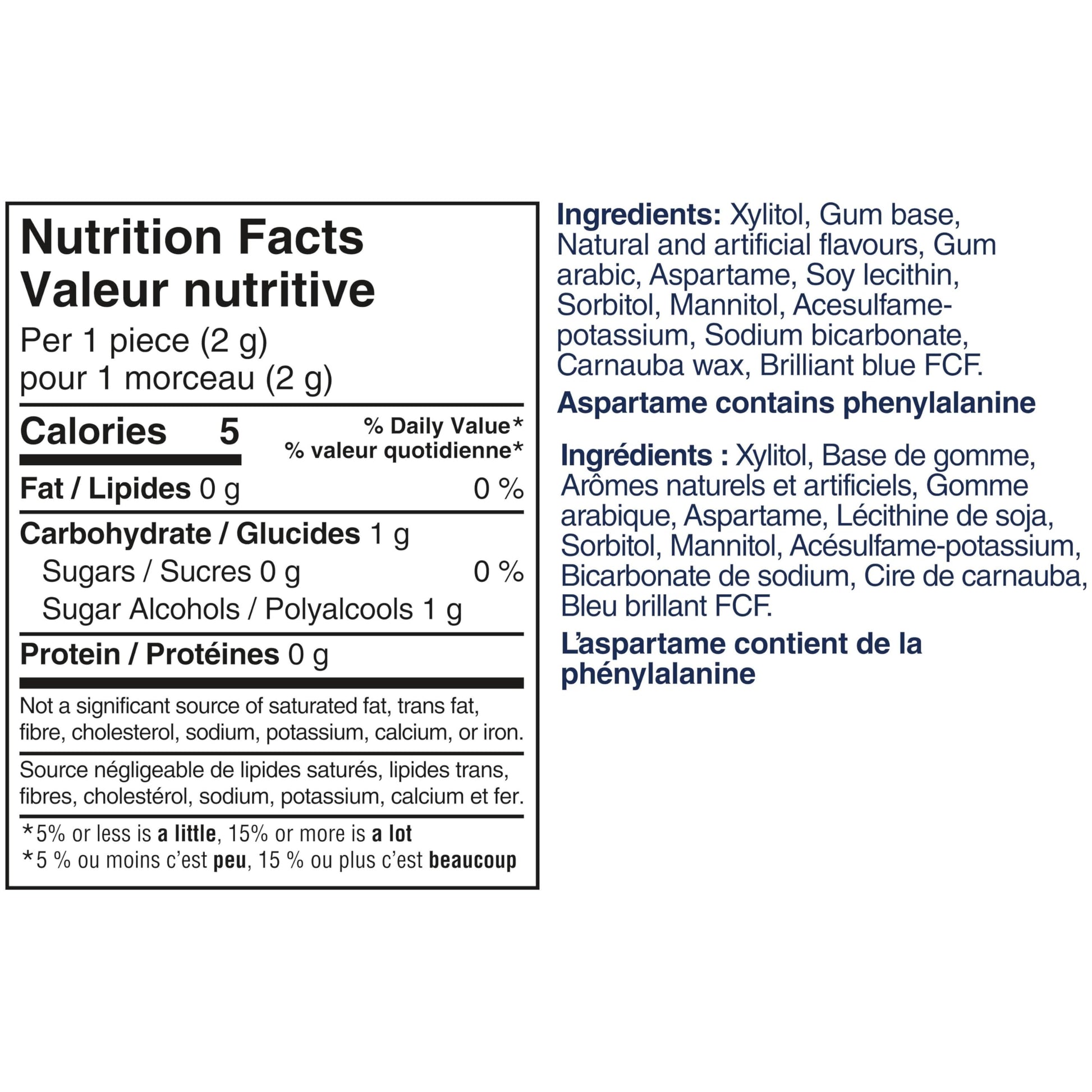 Excel Peppermint Sugar-Free Soft Chew Gum - 40 Pieces, 6-Pack Bundle