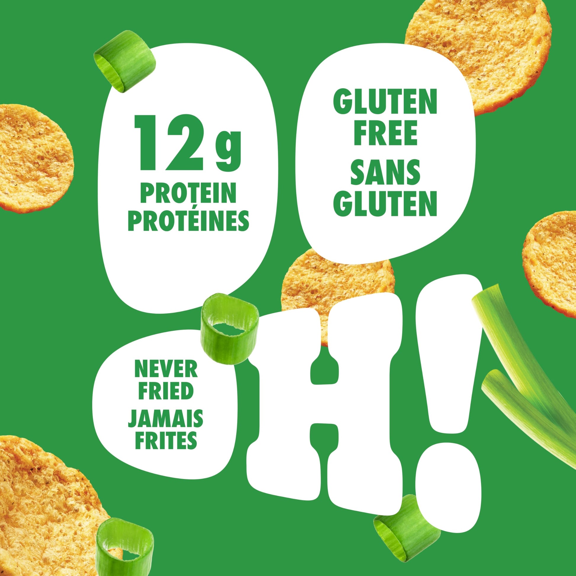 Pure Protein Popped Crisps Sour Cream & Onion - 12g Protein Per Bag, 8-Pack