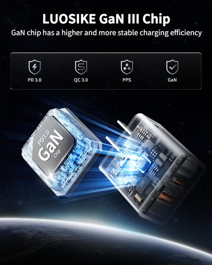 USB C Charger Block, 2Pack 40W Dual Port Type C Fast Wall Charger Plug Cube