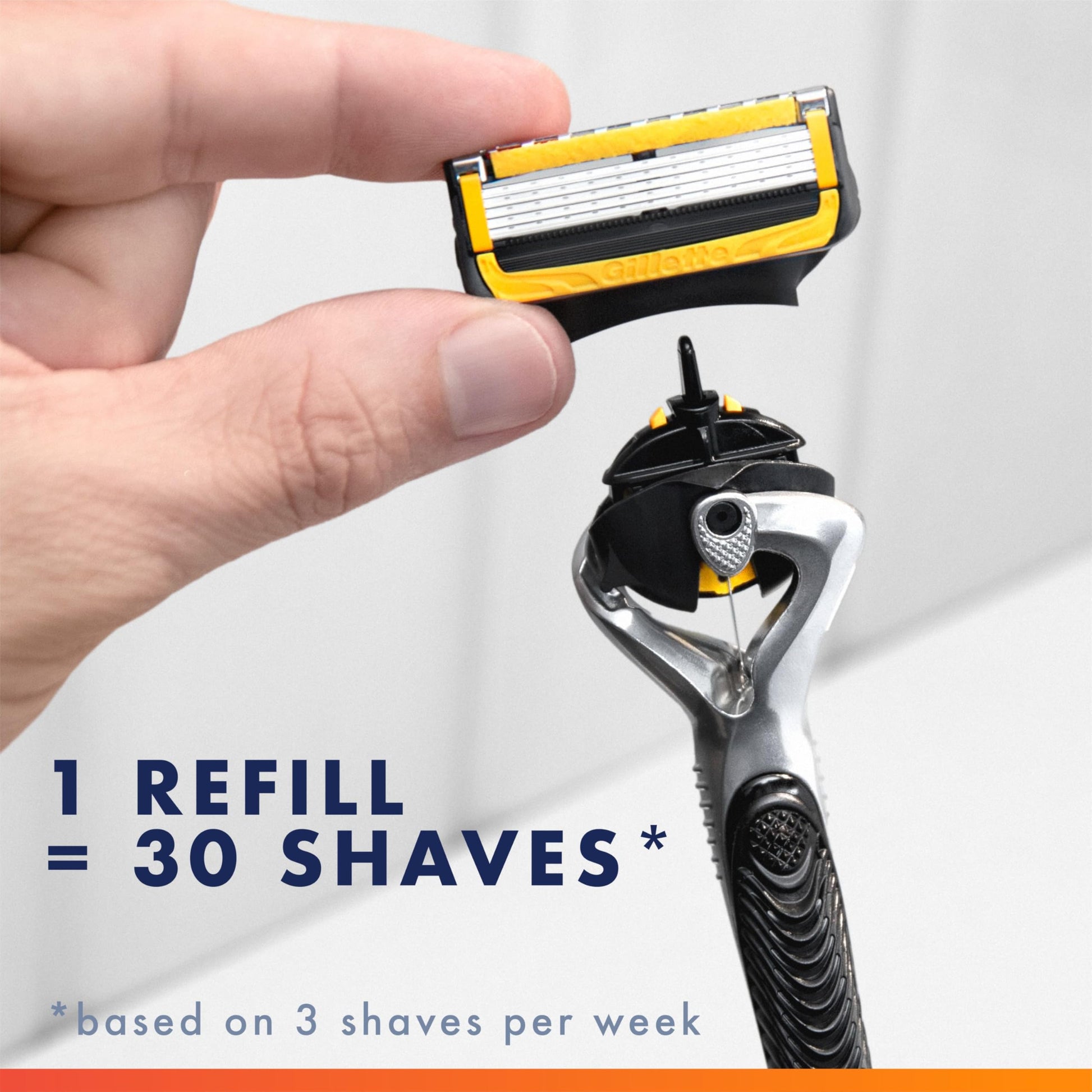 Gillette - ProGlide Shield Men's Razor, 1 Handle and 4 Refills Gillette