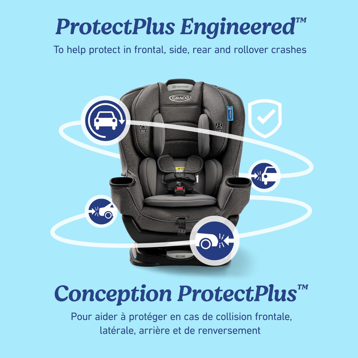 Graco Extend2Fit Convertible Car Seat, Ashten