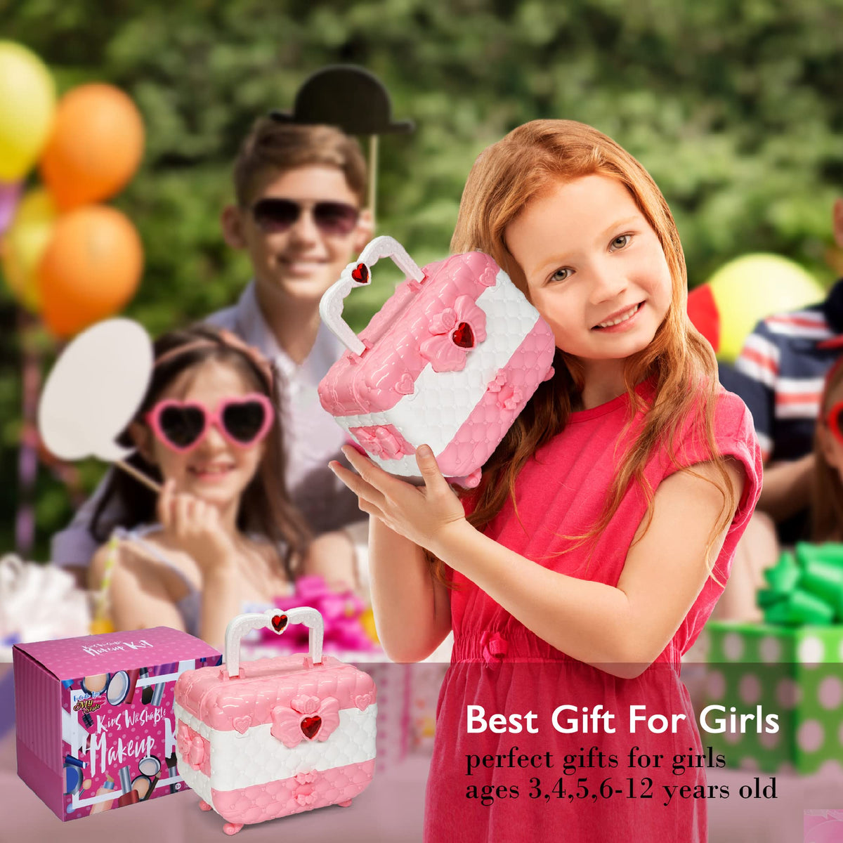 Kids Makeup Kit Toys for Girls - Kids Toys Washable Real Girls Make Up Set 🍁 All In One Marketplace Canada