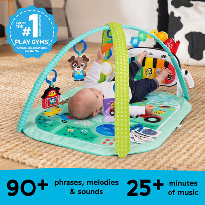 Baby Einstein Farm Explorers 4-in-1 Kickin’ Tunes Musical Meadow Music & Language Discovery Gym, Ages 0 Months and Up 🍁 All In One Marketplace Canada