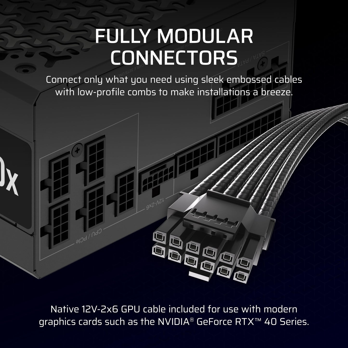 CORSAIR RM850x Fully Modular Low-Noise ATX Power Supply – ATX 3.1 Compliant – PCIe 5.1 Support – Cybenetics Gold Efficiency – Native 12V-2x6 Connector – Black 🍁 All In One Marketplace Canada