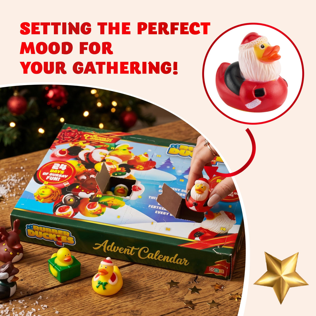 JOYIN 2026 Christmas Advent Calendar, 24 Days Christmas Countdown Rubber Ducks for Boys Girls Toddlers Kids, Xmas Party Favor Gifts, Rubber Ducky Bath Toys, Kids Xmas Fun Gifts 🍁 All In One Marketplace Canada