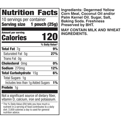 Bugles Original Flavor Crispy Corn Snacks - 8.75 oz Bag (10-Pack)