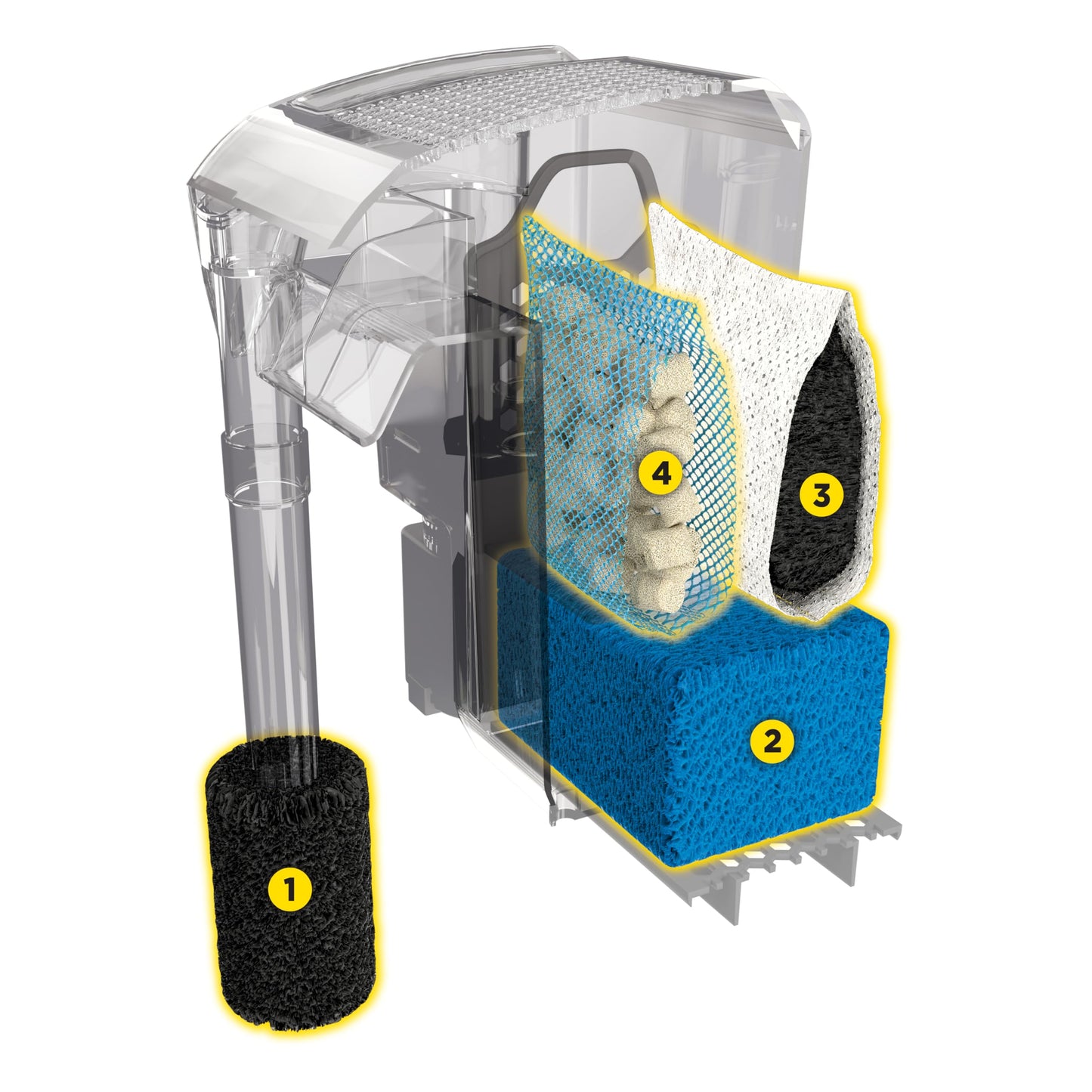 Fluval AquaClear AC20 Power Filter - 5-20 US Gal / 18-76 L Fluval