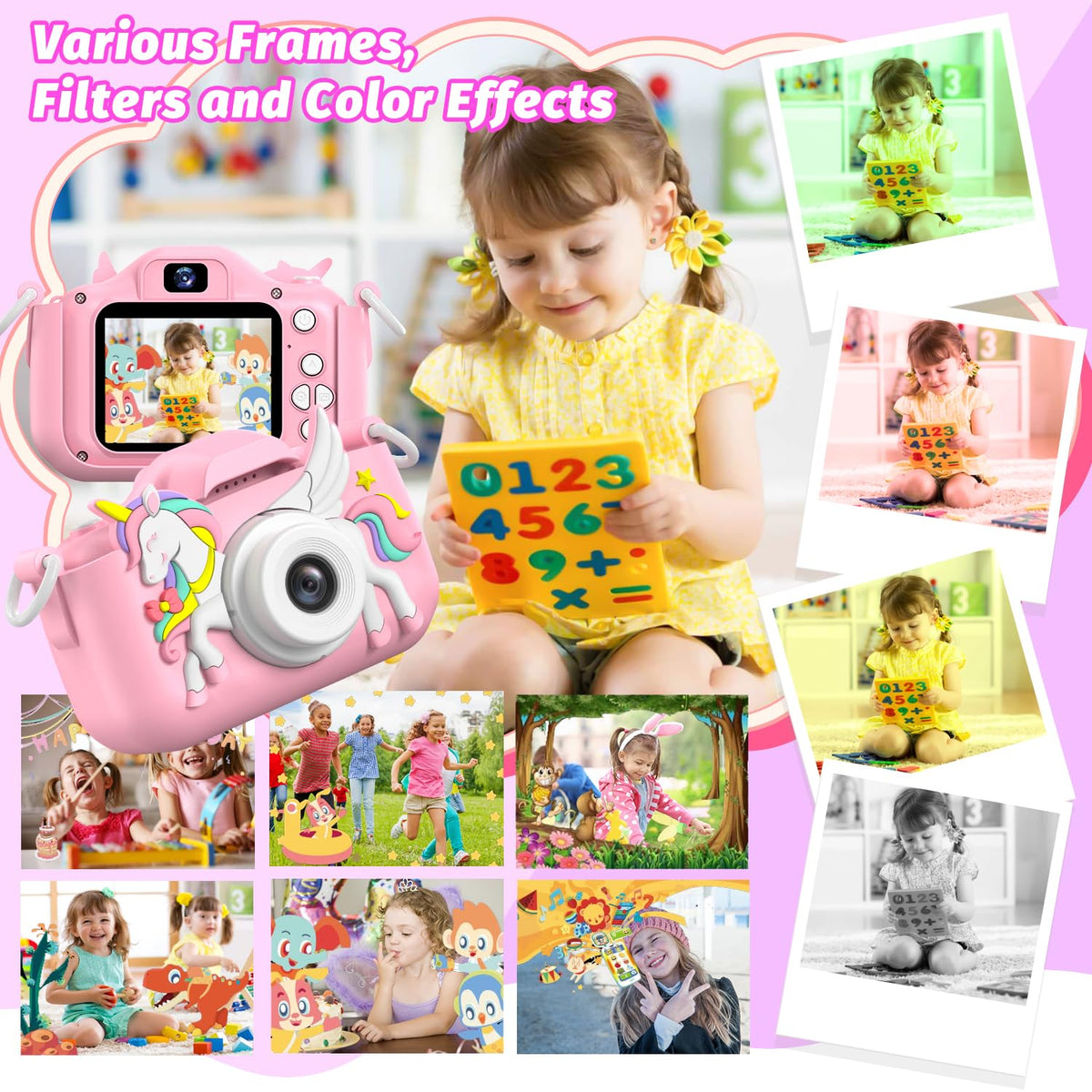 Masterbee Children's Camera Toys for Girls & Boys, 3-12 Years - 1080P HD Video Kids Digital Camera - Perfect for Christmas & Birthday Gifts 🍁 All In One Marketplace Canada