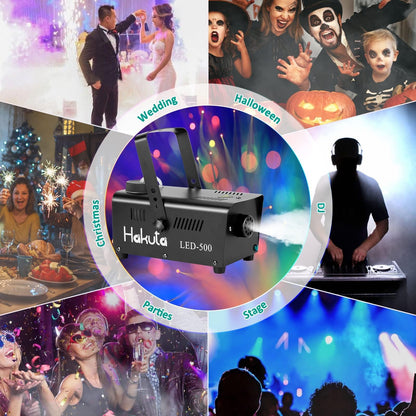 HAKUTA Fog Machine with Wireless Remote & Auto Spray, 500W Smoke Machine 🍁 All In One Marketplace Canada
