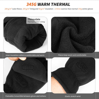 OZERO Mens Mittens Women, Thinsulate Gifts for Winter Touch Screen 🍁 All In One Marketplace Canada