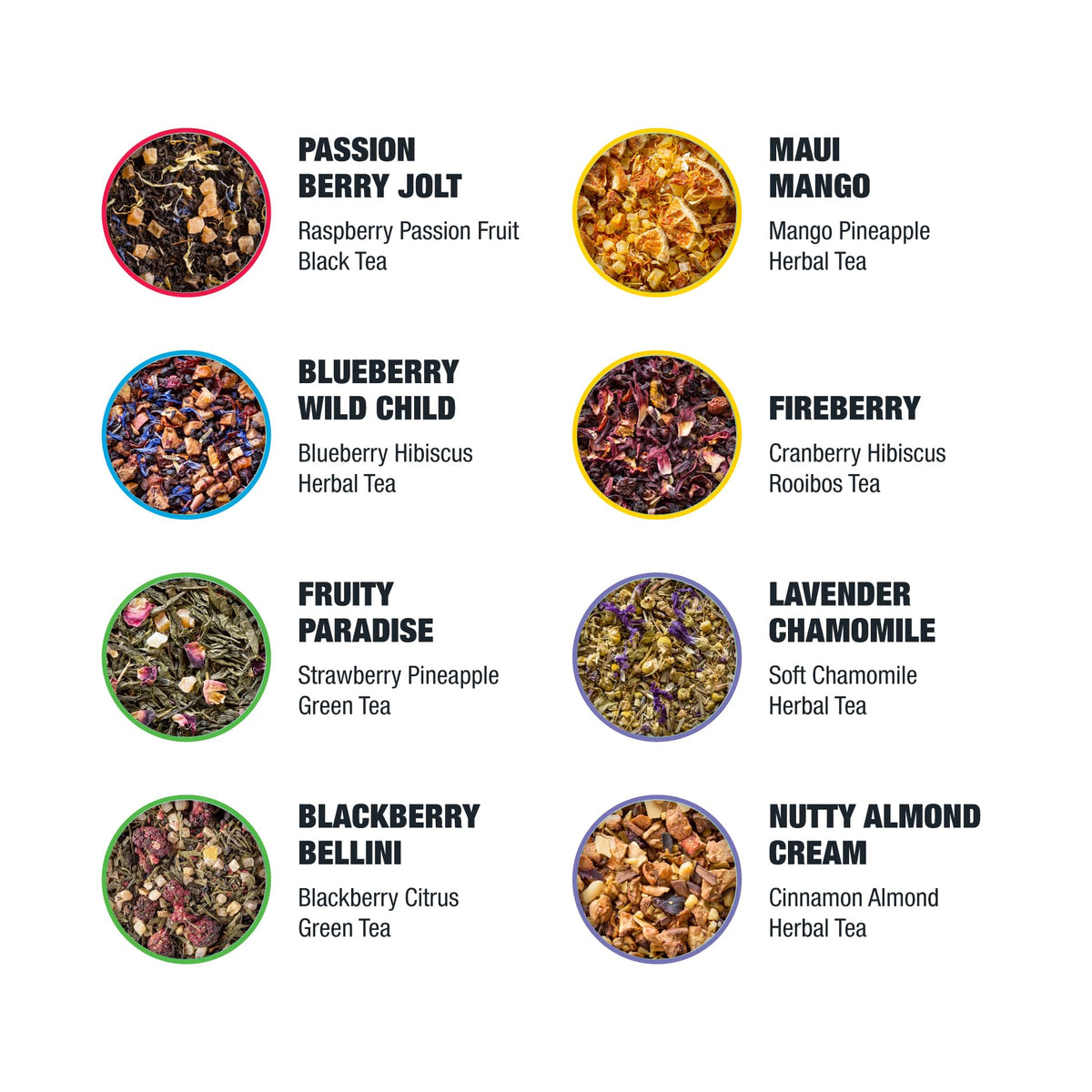 Tiesta Tea Favorites Starter Sampler Loose Leaf Tea Variety Set 8 Pouches 🍁 All In One Marketplace Canada