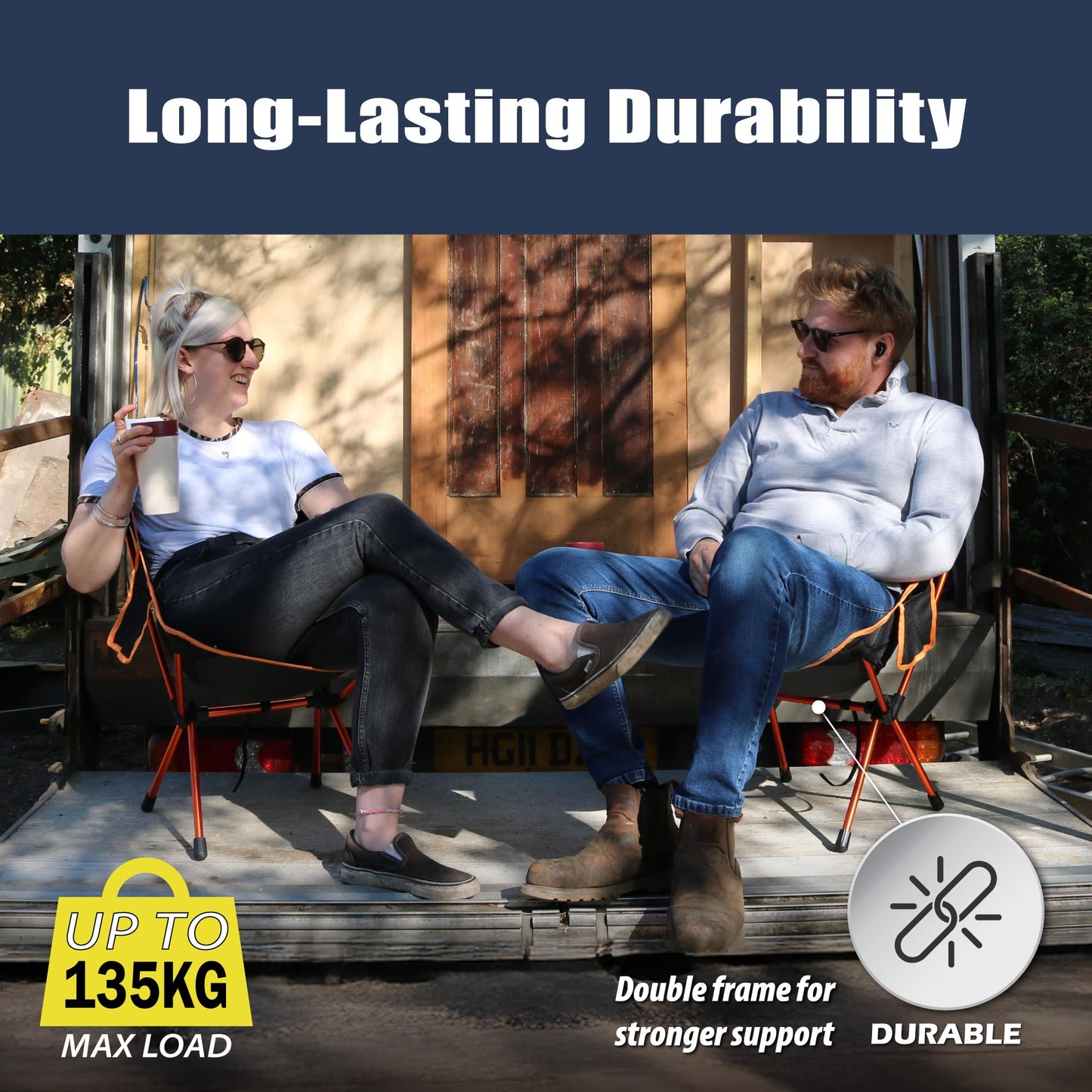 TREKOLOGY YIZI GO Camping Chair for Adult – Compact, Foldable, Lightweight 0.9 kg, 136 kg Capacity, Durable Aluminum, Quick Setup, Ideal for Backpacking, Beach, and Outdoor Adventures (Black)