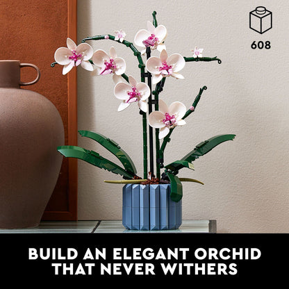 LEGO Botanicals Orchid - Artificial, Fake Indoor Flowers Building Set for Home, Kitchen, Desk Decoration, Adults Ages 18+ - Gift for Graduation - 10311 🍁 All In One Marketplace Canada