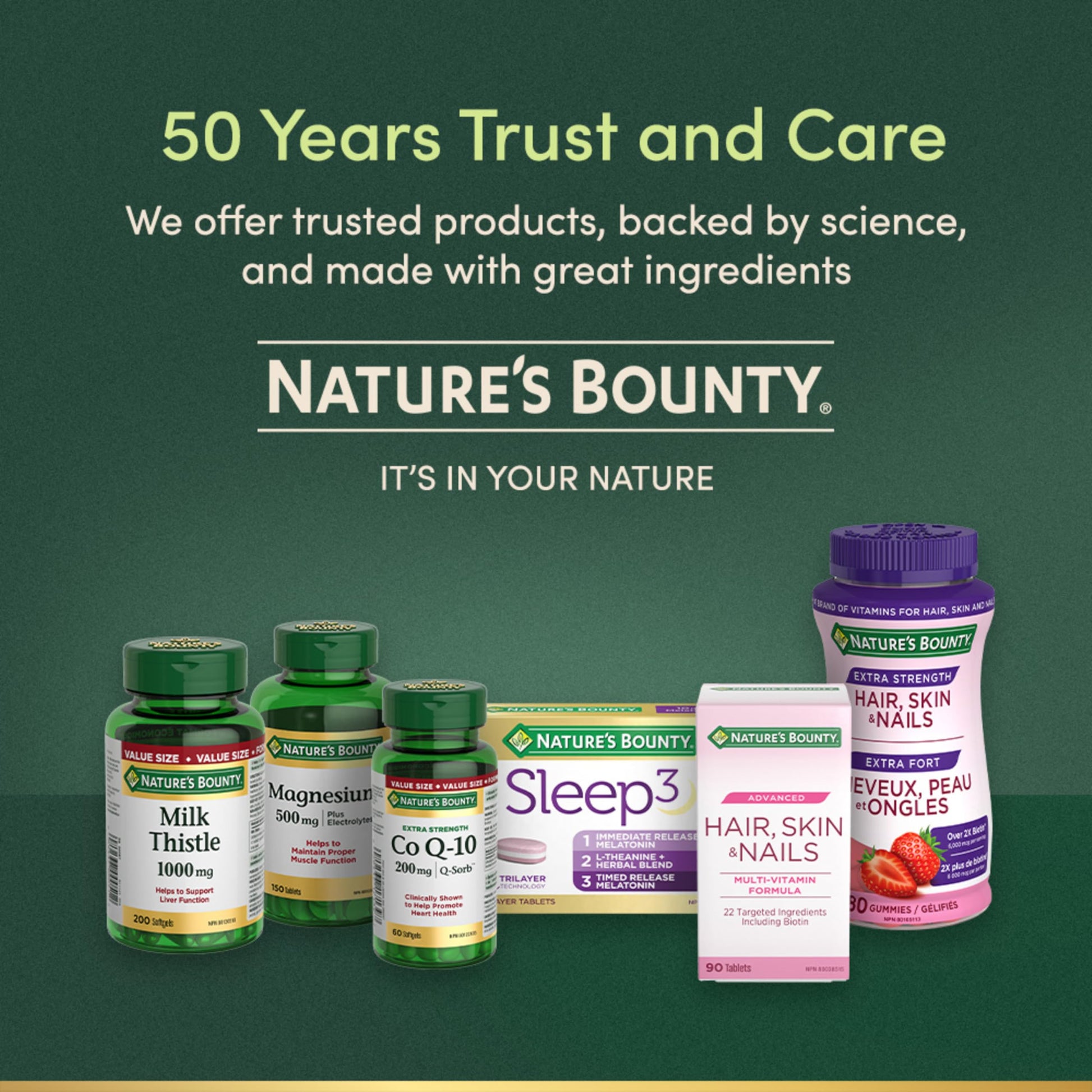 NATURE'S BOUNTY Omega-3 Fish Oil, 1000 mg, Softgels, 262.1 g Nature's Bounty